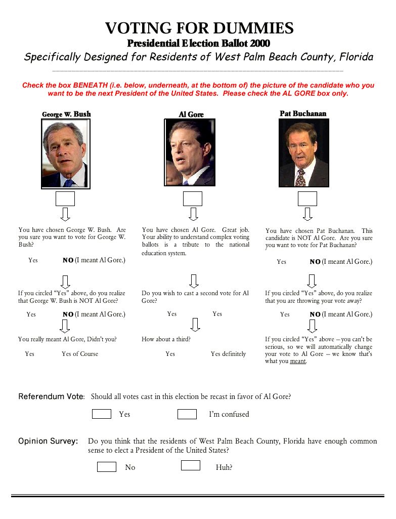 Voting For Dummies